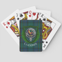 Cockburn skotska klan tartan & vapen