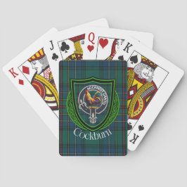 Cockburn skotska klan tartan & vapen casinokort