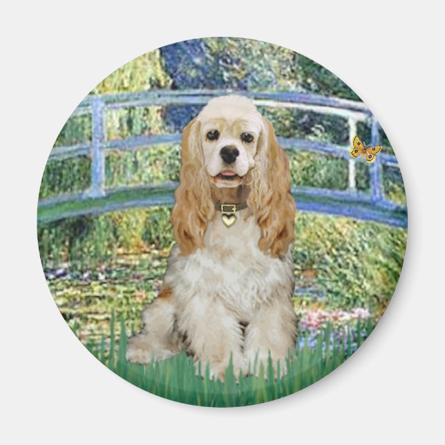 Cocker (Buff) - Bridge Magnet (Framsidan)