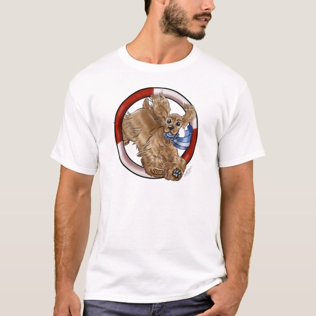 Cocker_buff_no_bg.png T-shirt (Framsida)