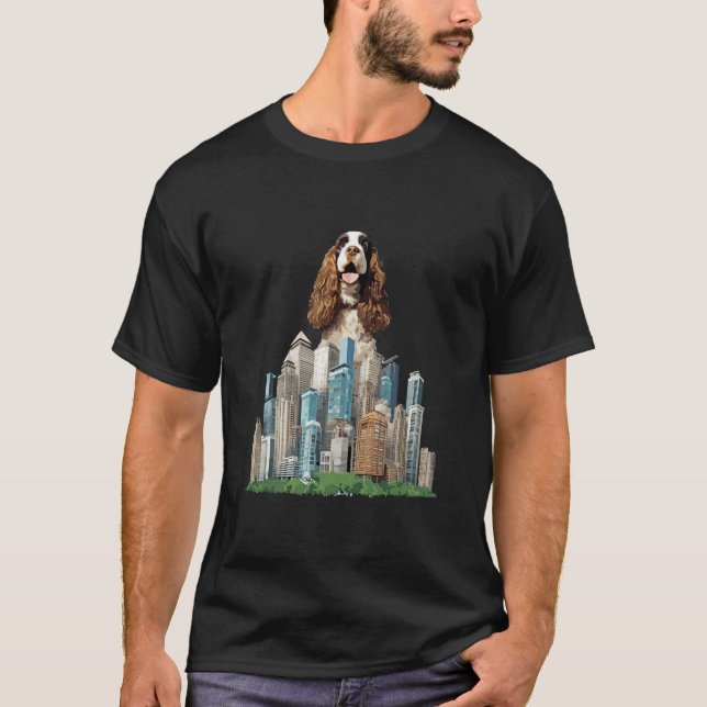 Cocker Hund Pet Animal Beauty Nature City Discover T Shirt (Framsida)
