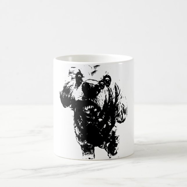 Cocker Sketch – Kraftig bläck Kaffemugg (Center)
