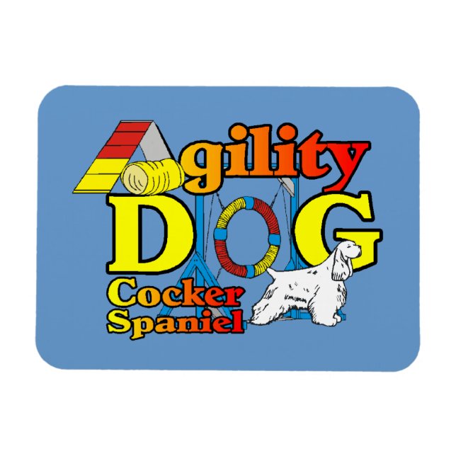 Cocker Spain Agiality Magnet (Horisontell)