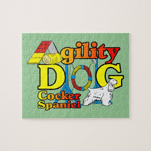 Cocker Spain Agiality Pussel (Horisontell)