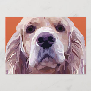 Cocker Spain Attitude Greeting Card Kort