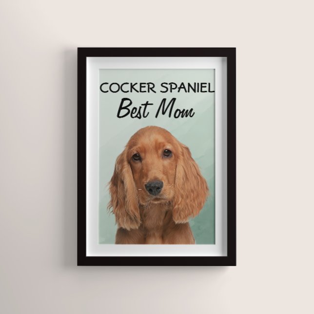 Cocker Spain Best Mamma Poster (Skapare uppladdad)