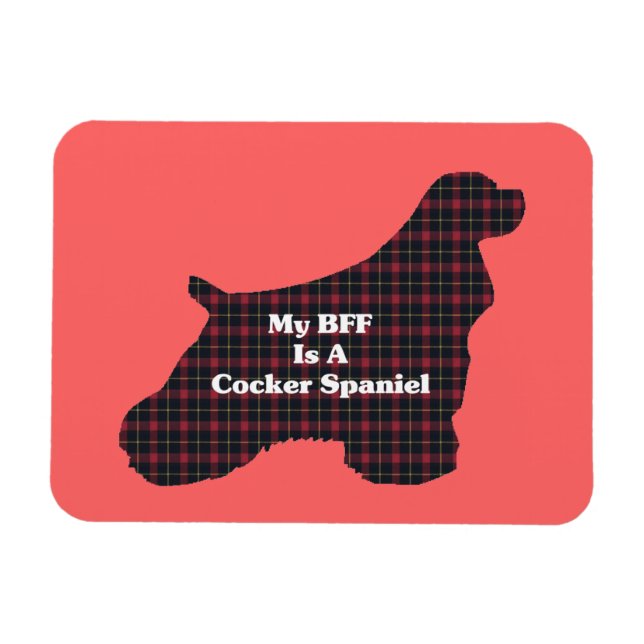 Cocker Spain BFF Magnet (Horisontell)