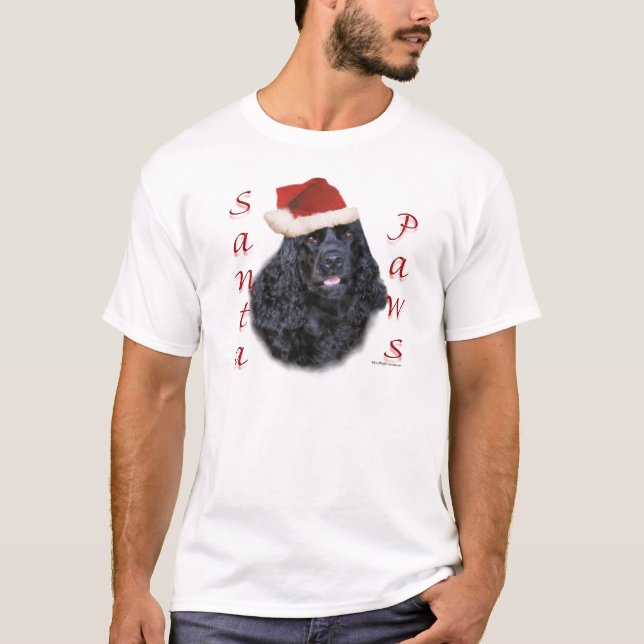 Cocker Spain (blk) Santa Tassar Tee (Framsida)