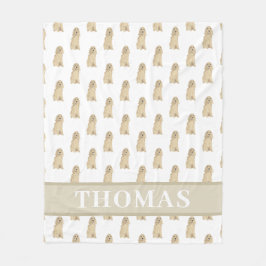 Cocker Spain (Blonde Tan Golden) Fleecefilt