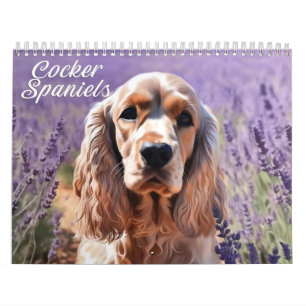 Cocker Spain Calendar, varje år Kalender