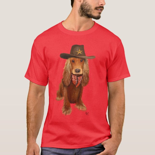 Cocker Spain Cowboy 2 Tee (Framsida)