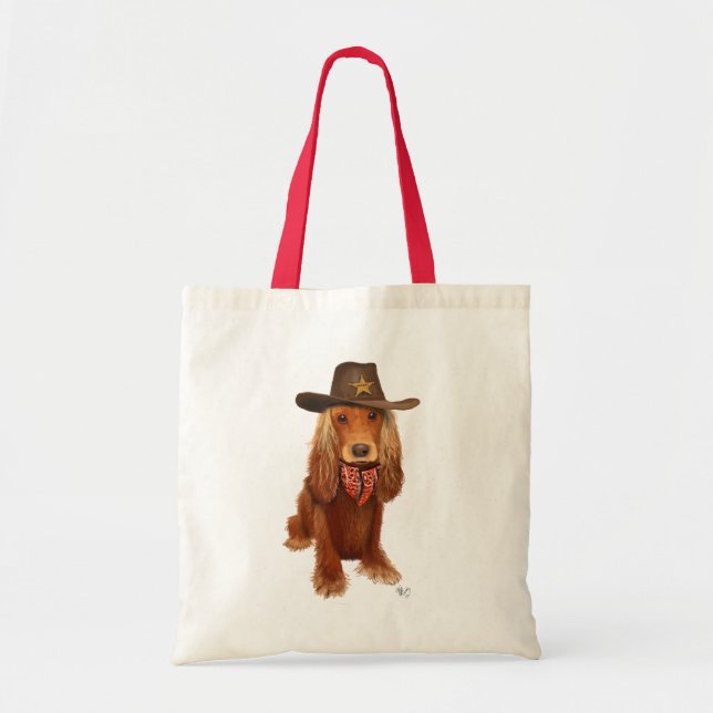 Cocker Spain Cowboy 2 Tygkasse (Framsidan)