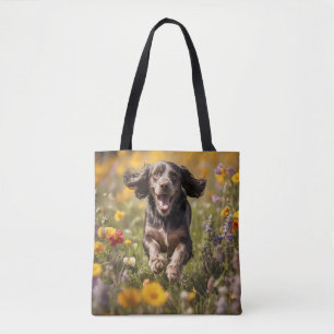 Cocker Spain Elegant Tote Bag Tygkasse