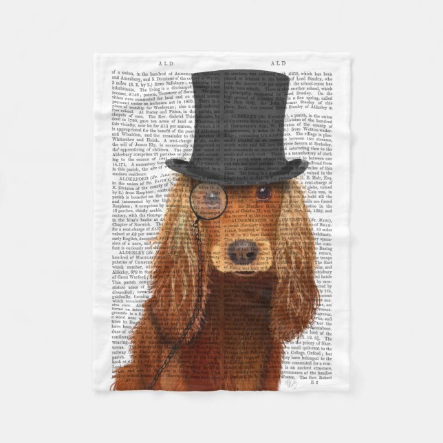 Cocker Spain, Formal Hound and Hat Fleecefilt (Framsidan)