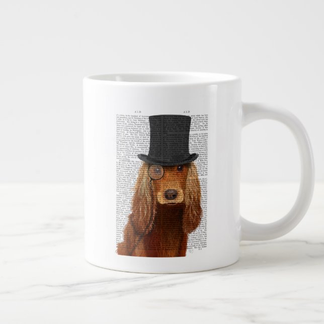 Cocker Spain, Formal Hound and Hat Jumbo Mugg (Höger)