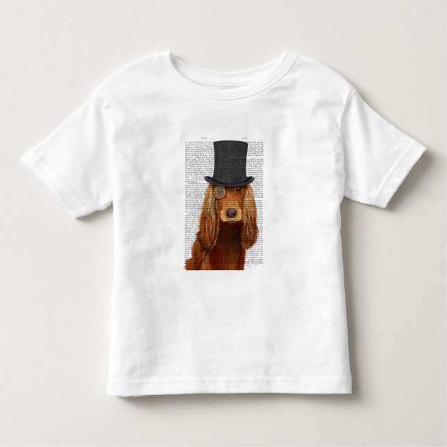 Cocker Spain, Formal Hound and Hat T Shirt (Framsida)