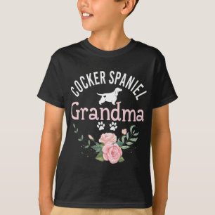 Cocker Spain Grandma Cute Hund älskare jul T Shirt