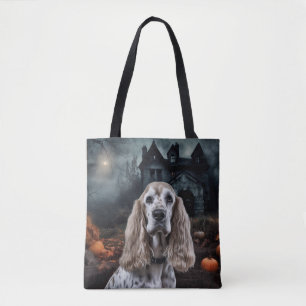 Cocker Spain Halloween Scary Tygkasse