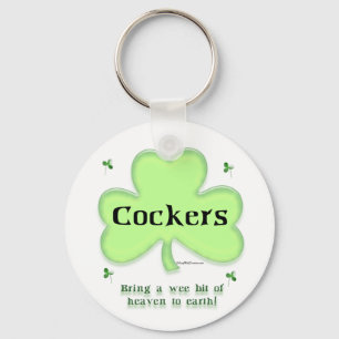 Cocker Spain Heaven, St. Patrick's day Cocker Nyckelring