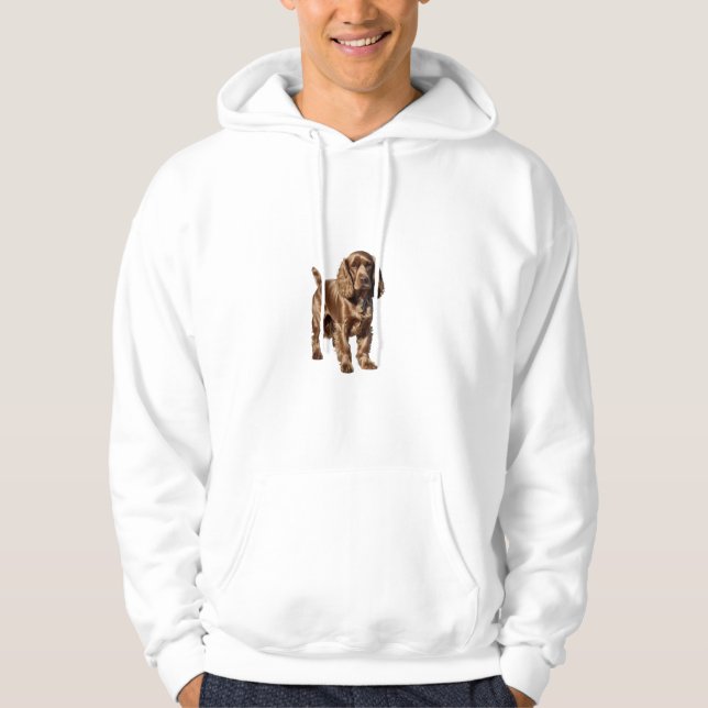 Cocker Spain Hoodie Dual Image Design (Framsida)