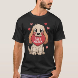 Cocker Spain Hund Free Kisses T Shirt