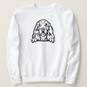 Cocker Spain hund Lång Ärmad Tröja