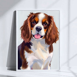 Cocker Spain Hund Painting Poster