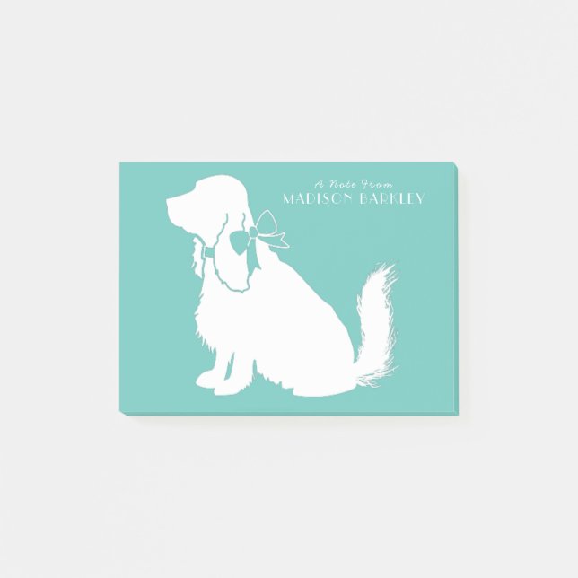 Cocker Spain Hund Puppy Post-it Block (Framsida)