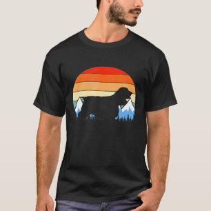Cocker Spain Hundägare Mountains Retro T Shirt