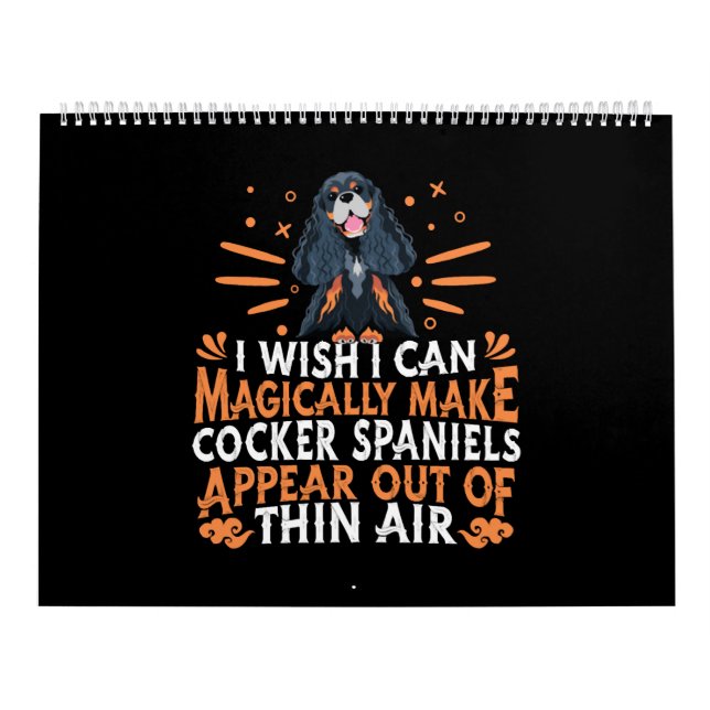 Cocker Spain Hundar Kalender (Omslag)
