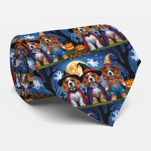 Cocker Spain Hundar Pumpkin Halloween Funny Slips (Rullad)