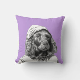 Cocker Spain in Rain Jackar (Sumire) Kudde