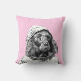 Cocker Spain in Rain Jackar (Ume) Kudde