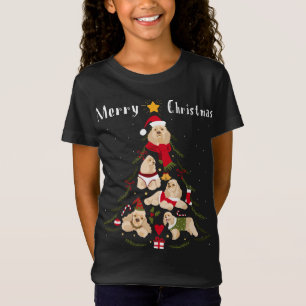 Cocker Spain Julgran Julafton Hund älskare T Shirt
