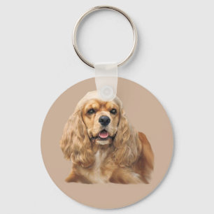 Cocker Spain just Adsible Keychain Nyckelring