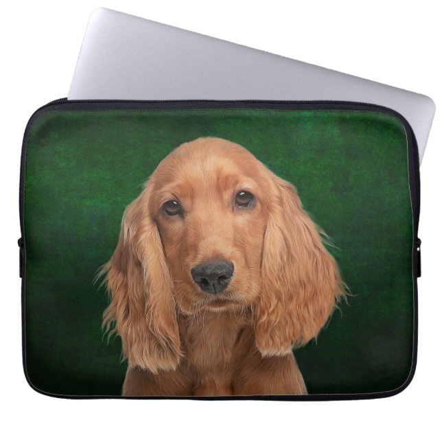 Cocker Spain Laptop sleeve (Framsidan)