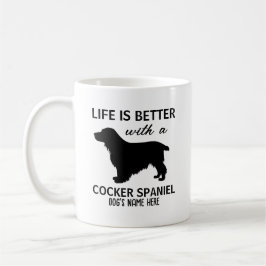 Cocker Spain Life är bättre design Kaffemugg