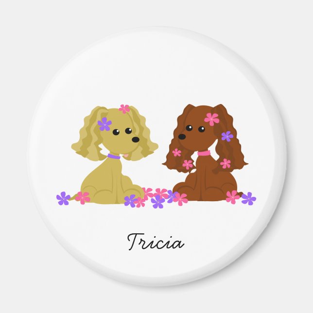 Cocker Spain Magnet (Framsidan)