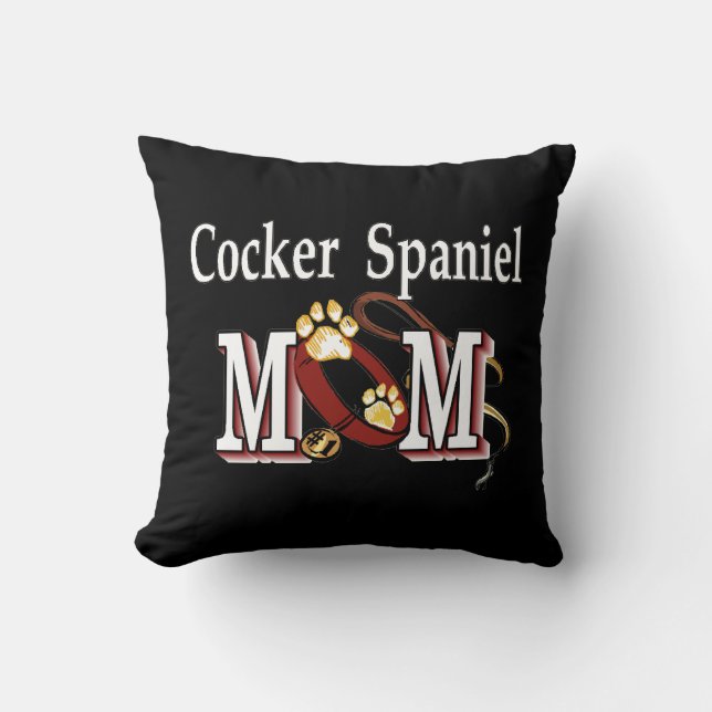 Cocker Spain Mamma Gifts Kudde (Framsida)