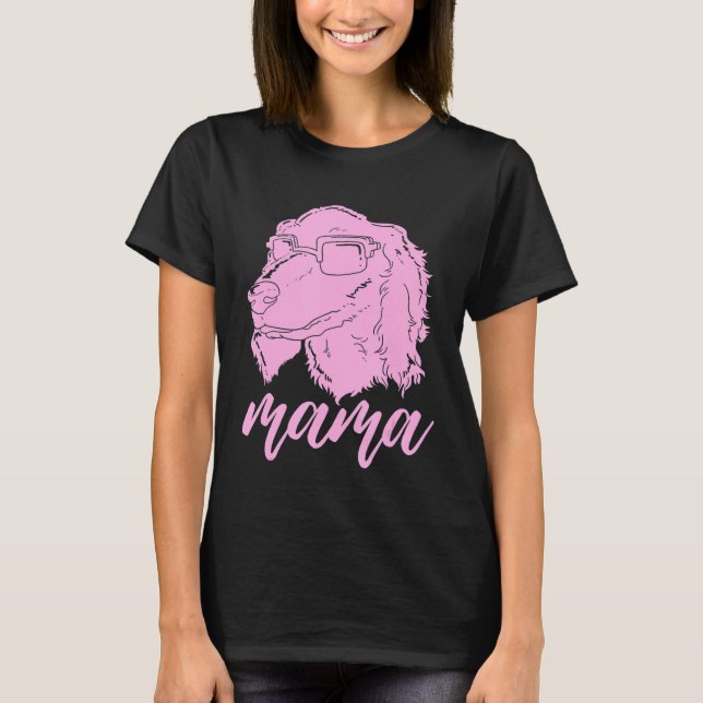 Cocker Spain Mamma Hund älskare Mamma T Shirt (Framsida)