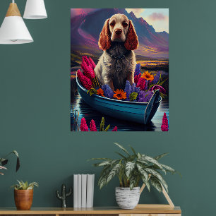 Cocker Spain på Paddle: A Scenia Äventyr Poster