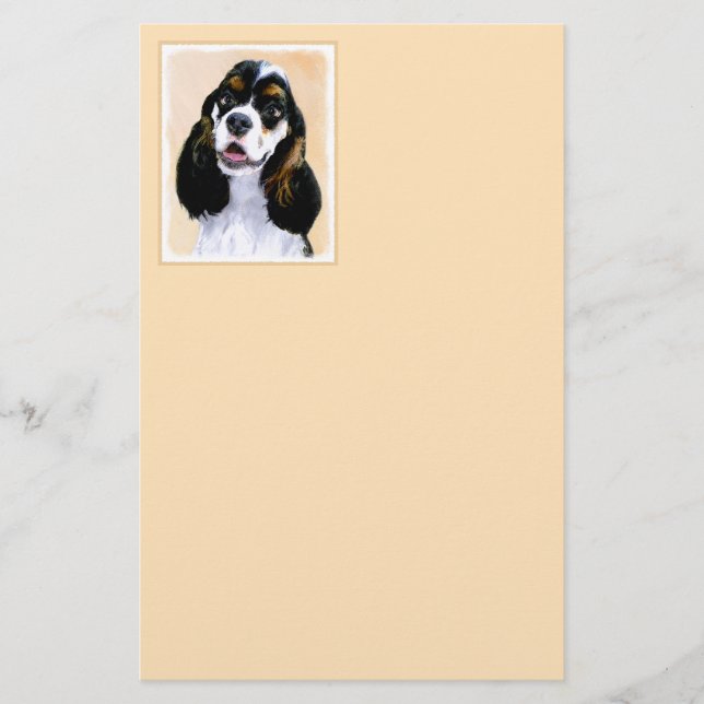 Cocker Spain (Parti) Painting - Original Hund Art (Framsida)