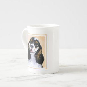 Cocker Spain (Parti) Painting - Original Hund Art Benporslin Mugg