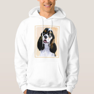 Cocker Spain (Parti) Painting - Original Hund Art Munkjacka