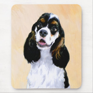 Cocker Spain (Parti) Painting - Original Hund Art Musmatta