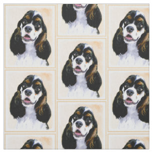 Cocker Spain (Parti) Painting - Original Hund Art Tyg