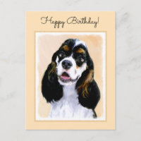 Cocker Spain (Parti) Painting - Original Hund Art