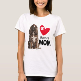 Cocker Spain Personlig Mamma T-Shirt
