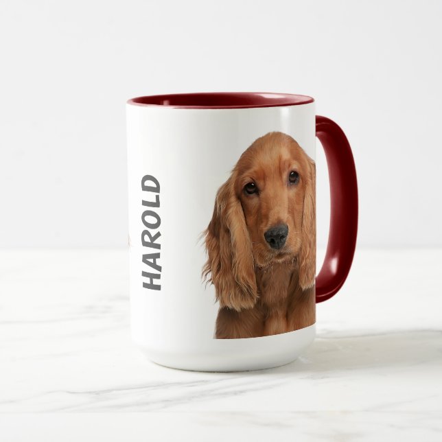 Cocker Spain Personlig mugg (Framsida höger)