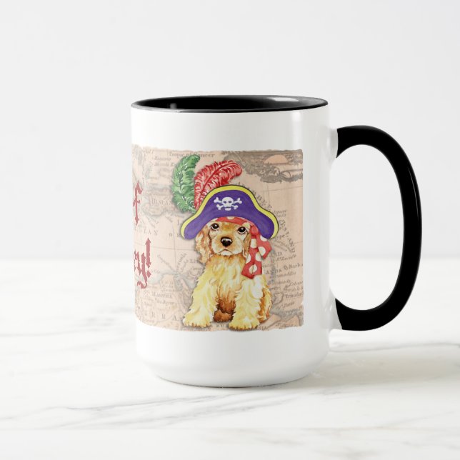 Cocker Spain Pirat Mugg (Höger)